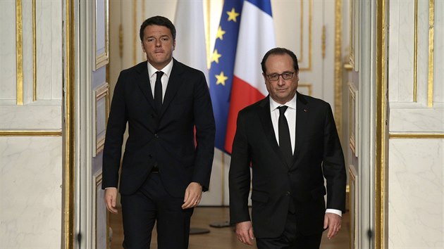 Francouzský prezident François Hollande pivítal dnes v Elysejském paláci...
