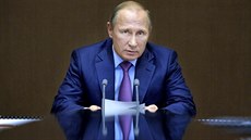 Ruský prezident Vladimir Putin na jednání bezpečnostních představitelů v Soči...
