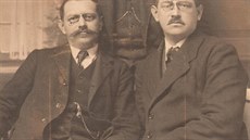 Rudolf Veverka (vpravo) pocházel z pti dtí. Nejstarí byl Gerhard, praddeek...
