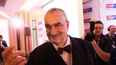 Karel Schwarzenberg na snmu TOP 09 (28. listopadu 2015).