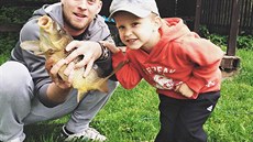 Jakub Pracha� si s Ag�tin�m synem Kry�p�nem rozum� skv�le. Vyr�ej� spole�n� na ryba�en�.