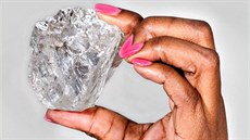 Diamant nalezený v Botswan