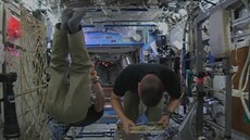 NASA peje astný Den díkvzdání prostednictvým svých hodujících astronat.