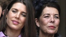 Charlotte Casiraghi a její matka, monacká princezna Caroline (19. listopadu...