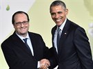 Francouzský prezident François Hollande a Barack Obama (30. listopadu 2015)