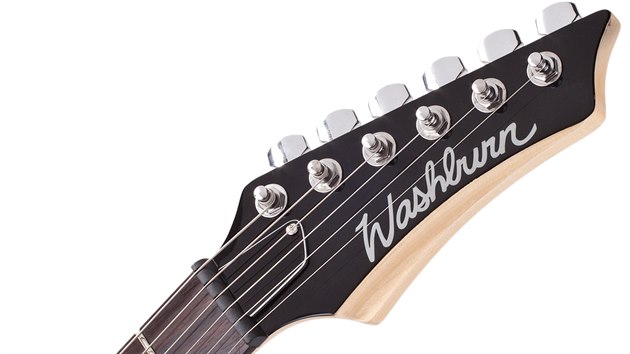 Detail elektrick kytary WASHBURN RX22 FBLB, kter je cenou pro autora nejzajmavjho zznamu svho trninku hry na kytaru.