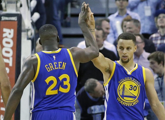 Draymond Green a Stephen Curry z Golden State.