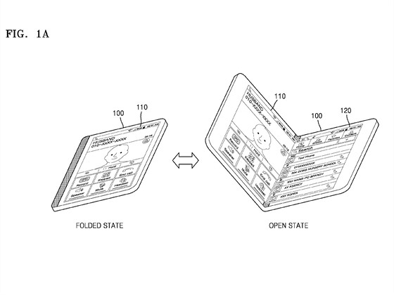 Samsung si už ohebný smartphone patentoval.