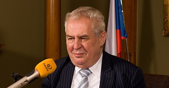 Prezident Miloš Zeman byl hostem rádia Frekvence 1.