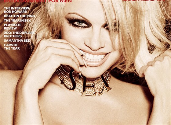 Pamela Andersonová na obálce magazínu Playboy