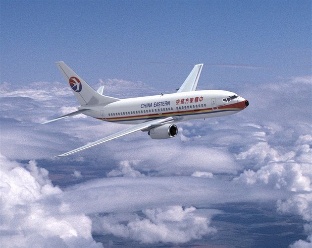 Letadlo letecké společnosti China Eastern Airlines.