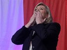 Marine Le Penová na pedvolebním mítinku v Lille (30. listopadu 2015)