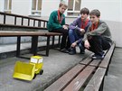 Talentovan� studenti sestrojili v�t�zn� elektrobagr