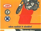 Dobový prospekt motocyklu Jawa/Z 250