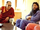 óko Asahara se setkal i s Dalajlámou.