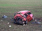 Pi tragick dopravn nehod vyltlo na Perovsku auto z dlninho sjezdu a...