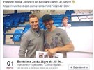 Start Jaromíra Jágra v Utkání hvzd NHL 2016 je nápadem eských fanouk....