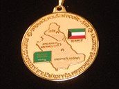 Pamětní medaili k 25. výročí nasazení strážní roty v operaci Pouštní štít a...