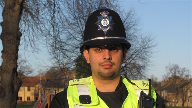 Petr Torák, oceněný policista z Peterborough.