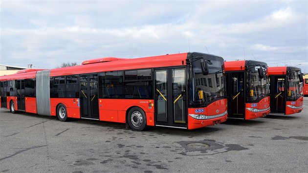 Ti nov autobusy Solaris Urbino 18