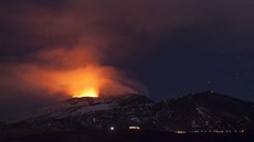 Sicilská sopka Etna