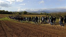 Benci na ecko-makedonské hranici (5. prosince 2015)