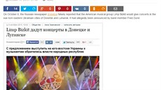 Server StopFake.org vyvrací i ponkud odlehenjí zprávy. Podle ruského deníku...