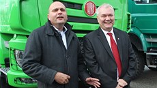 Majitelé Tatry Kopivnice Jaroslav Strnad (vlevo) a René Matera (1. prosince...