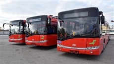 Tři nové autobusy Solaris Urbino 18.