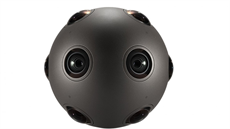 Sférická kamerka Nokia Ozo.pracuje s osmi  2k kamerkami.