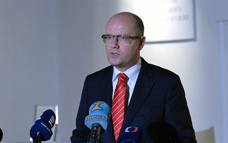 Premiér Bohuslav Sobotka