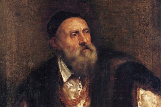 Tiziano Vecellio, autoportrét okolo 1562