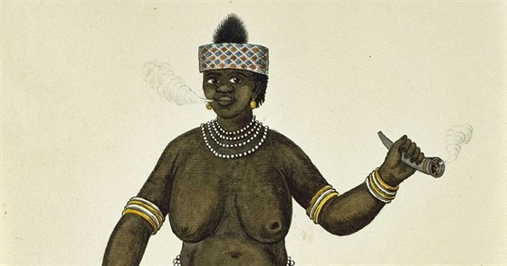 „Hotentotská děvka“ se v muzeu přeměnila v „Kouřící ženu kmene Khoi“.
