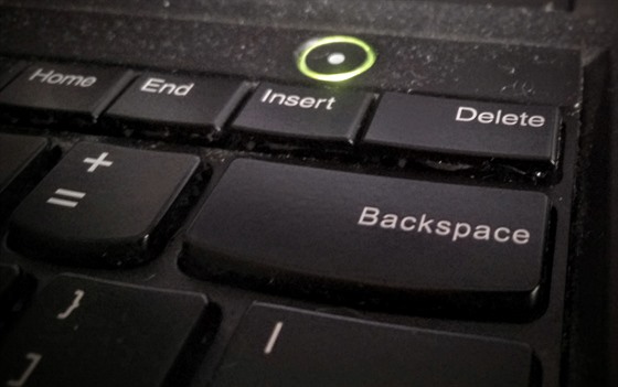 Detail klávesy Backspace