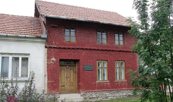 Takzvaný Červený domek v Kostelci na Hané na Prostějovsku, v němž strávil část...