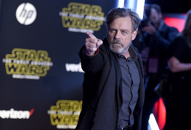 Herec Mark Hamill, p�edstavitel Luka Skywalkera.