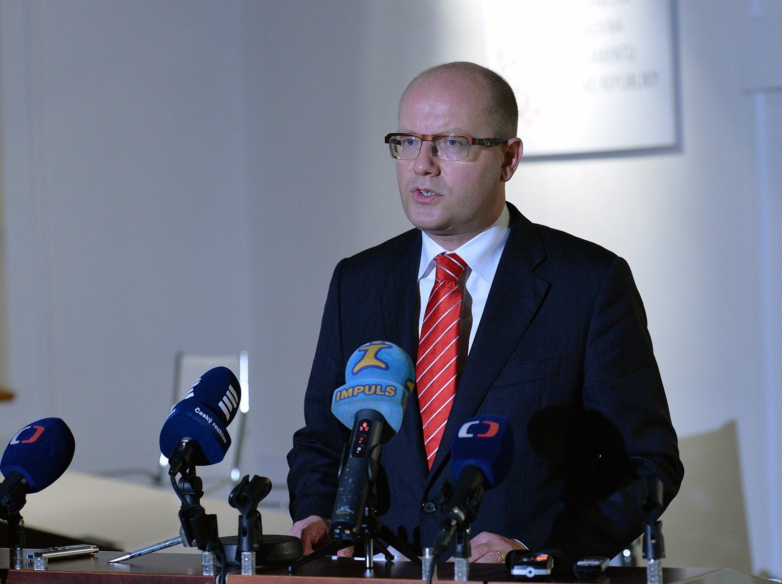 Premiér Bohuslav Sobotka
