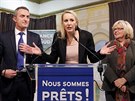 Marion Marechal-Le Pen z krajn pravicové strany  FN, která ve volbách...