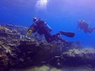 Expedice Pionr 2015 hledala mezi korlovmi tesy potopenou lo