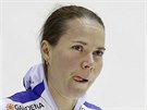 Spokojená Ruska Olga Grafová. Na tíkilometrové trati v Heerenveenu vybojovala...