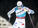 Stina Nilssonová ve sprintu v Davosu