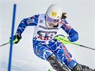 Petra Vlhová ve slalomu v Aare