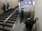 V Praze se 11. prosince otev�el nov� bezbari�rov� vstup do stanice Roztyly....