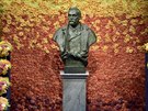 Busta Alfreda Nobela, který zemel 10. prosince 1896 v italském San Remu. Msto...