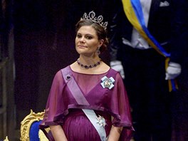 védská korunní princezna Victoria (Stockholm, 10. prosince 2015)