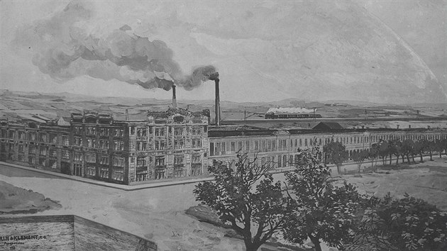 Továrna Laurin & Klement v roce 1911