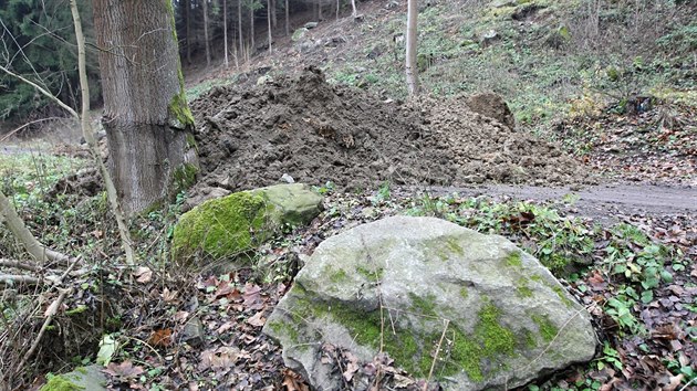 Aktuln pohled na cyklostezku, kter vede z Jihlavy a do Rakouska.