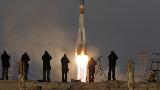 Sojuz TMA-19M startuje k Mezinrodn vesmrn stanici (15. prosince 2015)