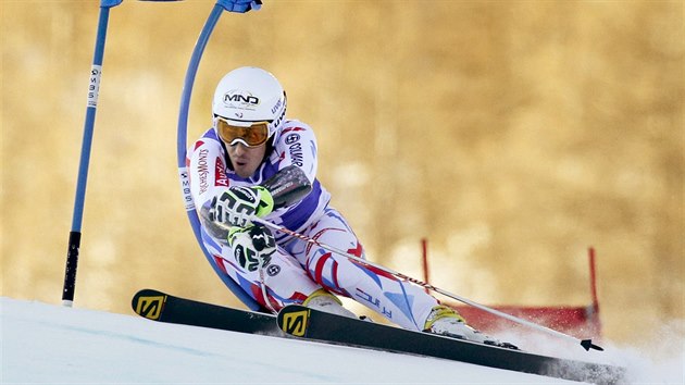 Victor Muffat-Jeandet v obm slalomu ve Val d'Isere.