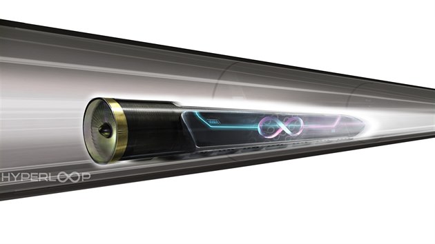 Maximální rychlost Hyperloopu by mohla dosahovat až 1200 km/h.